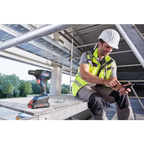 Boulonneuse sans-fil Bosch GDS 18V-200 C Professional 18 V + 2 batteries Procore 8 Ah + chargeur + L-Boxx photo du produit Secondaire 7 L