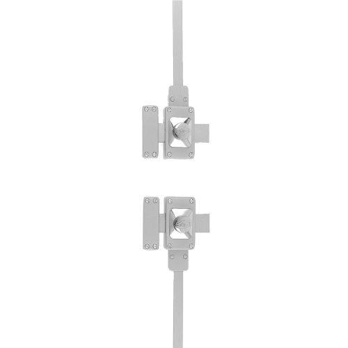 Paire de verrous à bouton 4000S oméga cylindre 45mm 4 clés gauche - JPM - 502200-83-2A pas cher