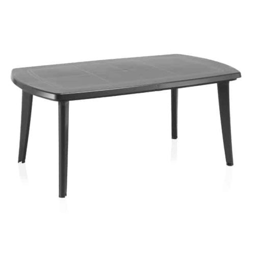 Table extensible ATLANTIC en polypropylène anthracite L170+55cm - SHAF - 55045 pas cher