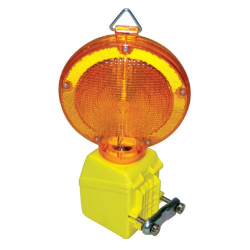 Lampe de chantier &agrave; pile clignotante automatique &agrave; LED - TALIAPLAST - 500203 pas cher