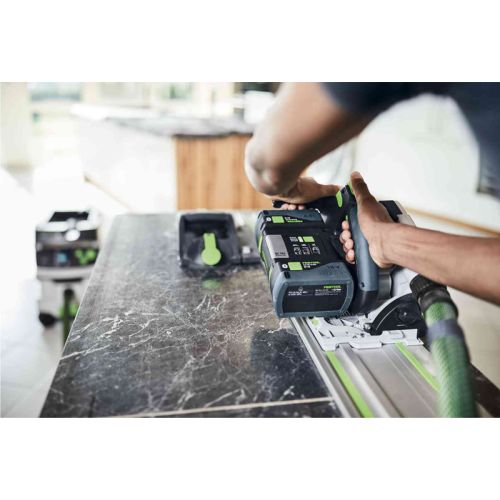 Scie circulaire plongeante 18V TSC 55 5,0 KEBI-Plus/XL + 2 batteries 5Ah + chargeur + Systainer SYS³ - FESTOOL - 577342 pas cher Secondaire 6 L