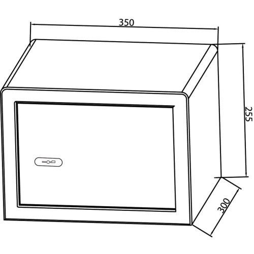 Coffre fort mécanique CFM2 21 litres - HERACLES - I-CFM2 pas cher Secondaire 3 L