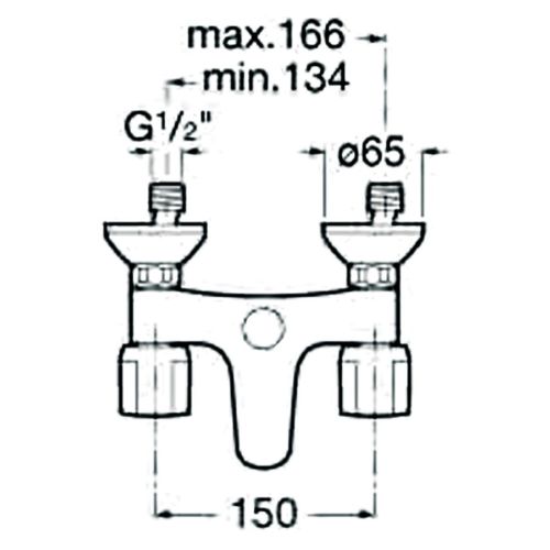 Mélangeur bain-douche bicommande NIAGARA sans raccord - ROCA - A5A0270C00 pas cher Secondaire 1 L