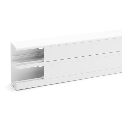 Goulotte d’appareillage CLIDI L 2m blanc 90x55mm - OBO BETTERMANN - 6132911 pas cher Secondaire 1 L