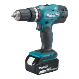 Perceuse visseuse à percussion 18V Li-Ion LXT Makita DHP453RFX2 + 2 batteries 3 Ah + chargeur rapide + kit accessoires photo du produit Principale M