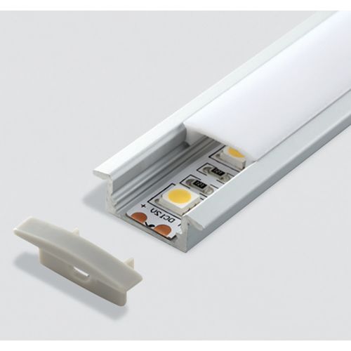 Profil de diffusion encastré opaque pour bandes LED 2 m LMC PRO201OPA photo du produit Secondaire 4 L