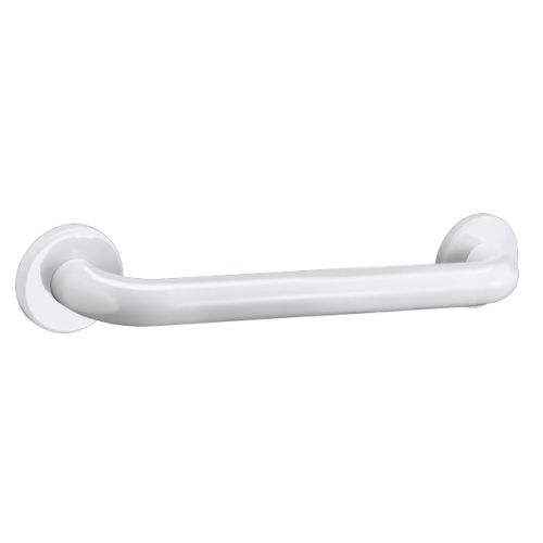 Barre d'appui droite BASIC D32 300 mm époxy blanc DELABIE 35050W photo du produit