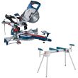 Scie à onglets radiale 1600 W GCM 8 SJL + table de travail GTA 2600 BOSCH 0615990FV8 photo du produit
