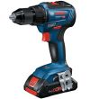 Perceuse-visseuse 18 V GSR 18V-55 Professional + 2 batteries Procore 4 Ah + chargeur + coffret L-BOXX BOSCH 06019H5204 photo du produit Secondaire 1 S