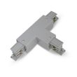 Connecteur triphase forme T circuit extérieur droit gris MIIDEX LIGHTING 8271 photo du produit