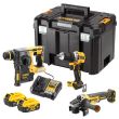Kit 3 outils XR 18 V (DCD800 + DCG405 + DCH273) + 2 batteries 5 Ah + chargeur + coffret TSATK VI DEWALT DCK330P2T-QW photo du produit