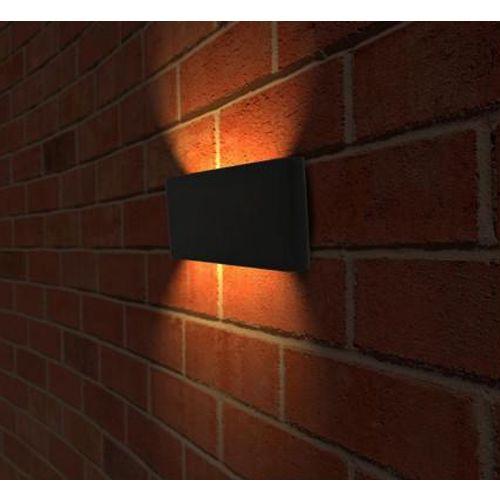 Applique murale grenache rectangulaire LED gris anthracite IP54 13 W 3000 K MIIDEX LIGHTING 67788 photo du produit Secondaire 1 L