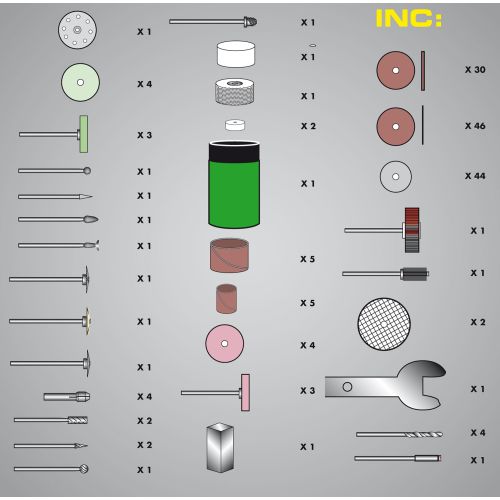 Set 181 accessoires pour le métal FARTOOLS 115841 photo du produit Secondaire 1 L