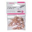Blister de 10 tubes contact M8 1,2 mm pour torche MB36 ABICOR BINZEL 140FR442 photo du produit Secondaire 2 S