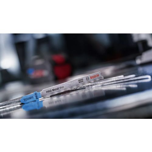 Lot de 5 lames de scie sauteuse PRO BIM Speed m&eacute;tal 92 mm pas 0,8 mm BOSCH 2608655104 photo du produit Secondaire 6 L