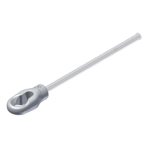 Anneau en plastique tige hexagonale longueur 180 mm montée avec vis CHERUBINI 60107018CH16 photo du produit Principale L