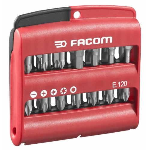 Boîte de 28 embouts série 1 High Perf' (Fente / PH / PZ / 6 pans / Torx) - FACOM - E.120PB pas cher Principale L