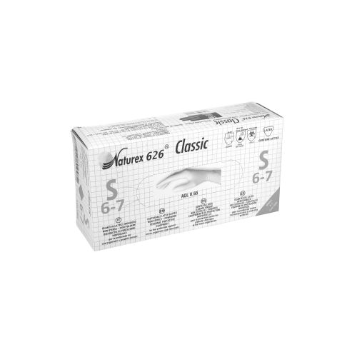 Boîte de 100 gants en latex poudrés blanc TL (8/9) - NOTRE SELECTION - 88825200 TL pas cher Secondaire 1 L