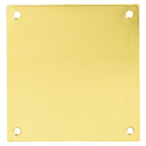 Plaque de propreté 50x50mm laiton poli - HERACLES - 251352 pas cher