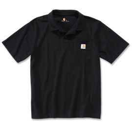 Polo WORKWEAR POCKET TS noir - CARHARTT - S1K570BLKS pas cher Principale M