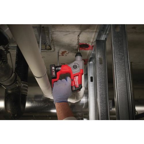 Perforateur SDS Plus 12 V Fuel M12 CH-202C + 2 batteries 2 Ah + chargeur + coffret MILWAUKEE  4933441997 photo du produit Secondaire 4 L