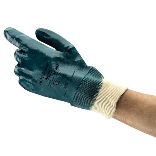 Gant de manutention Hylite™ enduit nitrile 47-402 bleu T7 - ANSELL - 181674 pas cher