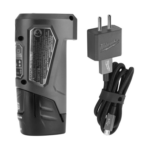 Chargeur 12V M12 TC avec câble USB - MILWAUKEE TOOL - 4932459450 pas cher Secondaire 1 L