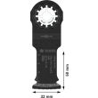 Boîte de 25 lames Starlock pour coupe plongeante BIM PRO AIZ 32 APIB 32 x 50 mm BOSCH 2608669069 photo du produit Secondaire 1 S