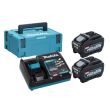 Pack énergie 40 VMAX XGT + coffret MAKPAC MAKITA 191V35-5 photo du produit