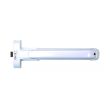 Serrure anti panique Push barre IDEA 1 point p&ecirc;ne lat&eacute;ral blanc - ISEO - 942108444TA pas cher