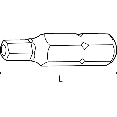 Embout hexagonal + téton 4 x 25 mm ACTON 360654 photo du produit Secondaire 1 L