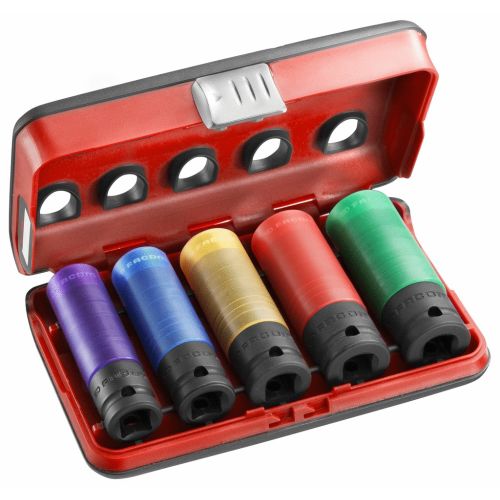 Coffret de 5 douilles à choc renforcé 1/2'' FACOM NSI.5LPB photo du produit Secondaire 1 L