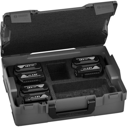 Pack 6 batteries 18V GBA 4Ah + coffret L-BOXX - BOSCH - 1600A02A2S pas cher Secondaire 2 L