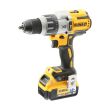 Perceuse visseuse à percussion XR 18V + 2 batteries 5 Ah + chargeur DEWALT DCD997P2B-QW photo du produit Secondaire 1 S