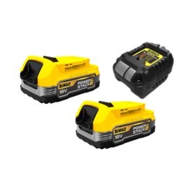 Pack 18 V (2 batteries 1.7 Ah + chargeur) POWERSTAK Dewalt DCB1102E2 pas cher Principale M