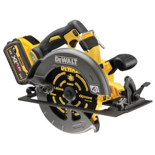 Scie circulaire 190 mm 54 V XR FLEXVOLT + 2 batteries 9 Ah + chargeur + coffret TSTAK VI DEWALT DCS578X2-QW photo du produit Secondaire 1 L