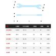 Clé à fourche 'Micromécanique' tête inclinée à 15° 6x7mm longueur 80mm - FACOM - 22.6X7 pas cher Secondaire 1 S