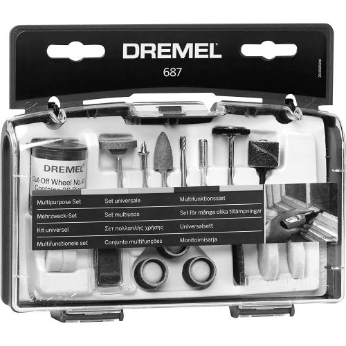 Set de 52 accessoires Dremel 687 - BOSCH - 26150687JA pas cher