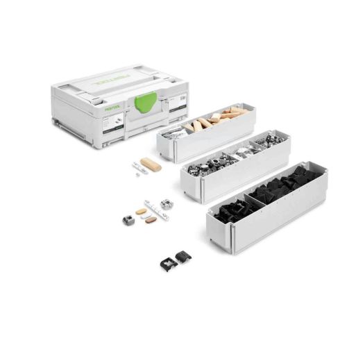 Système d'assemblage DOMINO SV-SYS D14 en coffret Systainer SYS3 M 137 - FESTOOL - 576795 pas cher