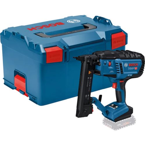 Agrafeuse à bois 18 V GTH 18V-38 M Professionnal (sans batterie ni chargeur) en coffret L-Boxx BOSCH 0601482501 photo du produit