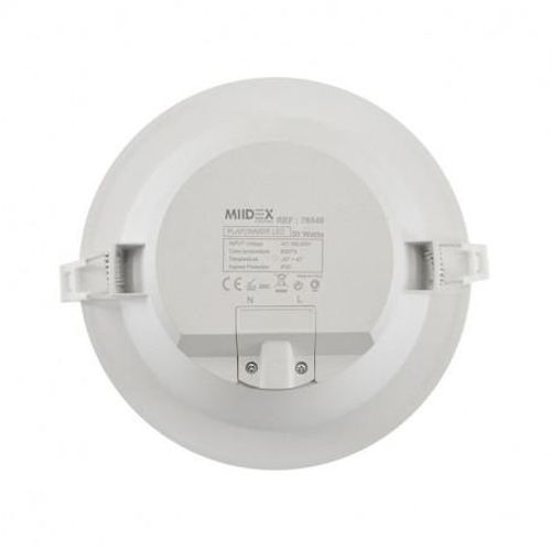 Downlight LED SIRIUS basse luminance blanc / argenté rond D 190 mm 20 W 6000 K MIIDEX LIGHTING 76546 photo du produit Secondaire 3 L