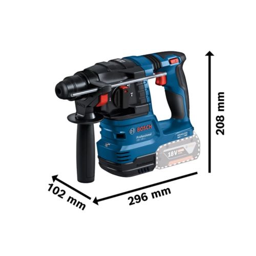 Kit 6 outils 18 V (GSR55/GBH22/GWS10/GSA18/GST18/GKS57) + 3 batteries 4 Ah + chargeur BOSCH photo du produit Secondaire 2 L