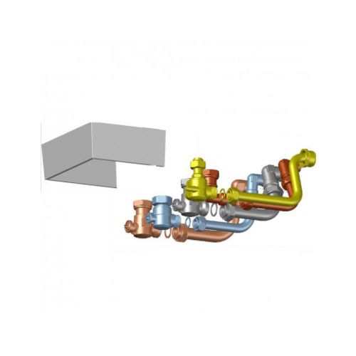 Cadre écarteur pour tubulures 70 mm prémonté pour tube kit tubulure express SAUNIER DUVAL 0010025506 photo du produit Secondaire 3 L