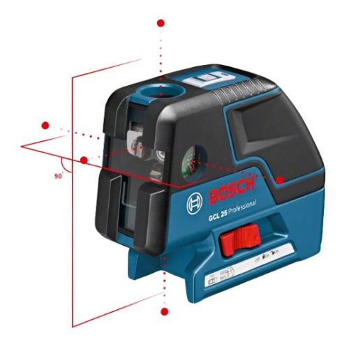 Laser points et lignes GCL 25 Professional + 4 piles 1,5V - BOSCH - 0601066B00 pas cher Secondaire 1 L