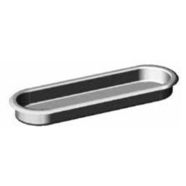 Poignée cuvette Monin à encastrer acier inoxydable 68 x 21 x 9 mm - 131810 pas cher Principale M