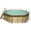 Piscine OCEA 430 H120 cm liner beige 75/100 UBBINK 7504507 photo du produit