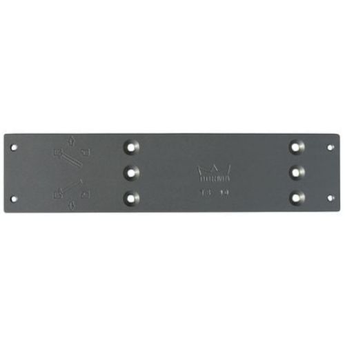 Plaque de montage TS90 RAL9006 DORMA 4500010002901 photo du produit Principale L
