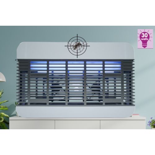 Lampe U.V. Grill'insectes-aspirateur grand format 100 m2 ACTO INSECTICIDES LAMP8 photo du produit Secondaire 2 L