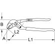 Pince multiprises en inox 200 mm KS TOOLS 964.1801 photo du produit Secondaire 1 S