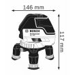 Laser lignes GLL 3-50 rouge croix points en boîte carton - BOSCH - 0601063800 pas cher Secondaire 1 S